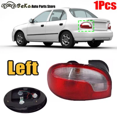 Luz trasera izquierda luz freno con bombilla 1 pieza para Hyundai Accent 4D 1998-1999 Foto 1 de 4
