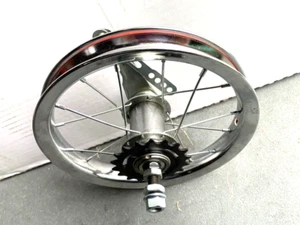 12 Zoll Fahrrad Hinterrad Stahl Untersetzer Bremskreuzer Lowrider BMX Fahrräder - Bild 1 von 3