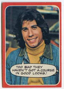 1976 Topps WELCOME BACK KOTTER TRADING CARD # 26 John Travolta - Picture 1 of 1