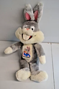 Peluche Looney Tunes anni 80 Bugs Bunny Mighty Star Warner Bros nuovo con etichette 1983 - Foto 1 di 5