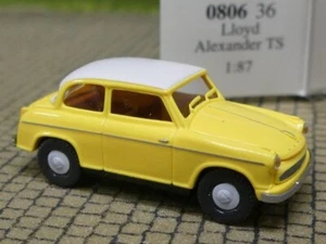 1/87 Wiking Lloyd Alexander TS gelb mit weißem Dach 0806 36 - Bild 1 von 2