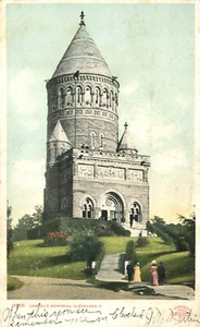 Postal UDB People Approaching Garfield Memorial Cleveland Ohio 1905 - Imagen 1 de 2