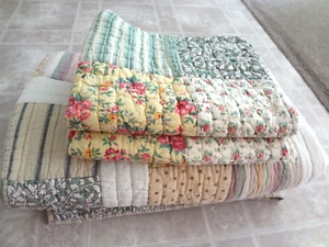 Domestications Cotton Quilt & Shams 86”x 86” - Picture 1 of 23