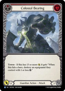 Colossal Bearing (Red) Rare Heavy Hitters Flesh and blood TCG NM - Picture 1 of 1