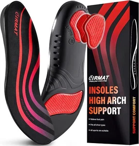 Plantar Fasciitis Insoles for Men - Arch Support Inserts with Shock Absorbing - Picture 1 of 6