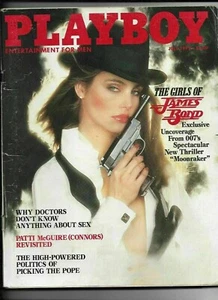 PLAYBOY MAGAZINE JULY 1979 THE GIRLS OF JAMES BOND PATTI MCGUIRE MOONRAKER VG+ - Picture 1 of 1