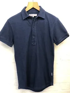 Orlebar Brown Massey Polo Shirt / Denim Style  Blue / Size XS /  36” Chest - Picture 1 of 5
