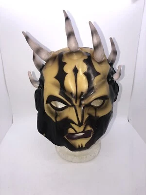 Rubie's Costume Star Wars Savage Opress Child's Vinyl 3/4 Mask 2011 Lucas films - Image 1 of 4