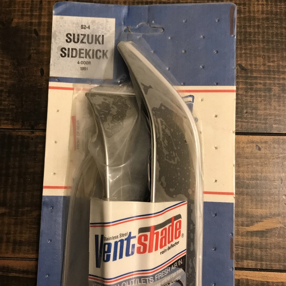 Protectores de lluvia ventana ventilación visera pantalla para Suzuki Sidekick 1991 4 piezas nuevo acero Foto 1 de 4