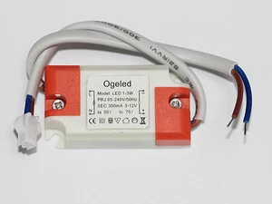 LED Netzteil, led trafo, led Konstantstrom, 300mA 1W bis 18W - Bild 1 von 10