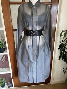 Gorgeous Vintage Fetish Soft PVC Raincoat Size 16,18 Bust 47ins
