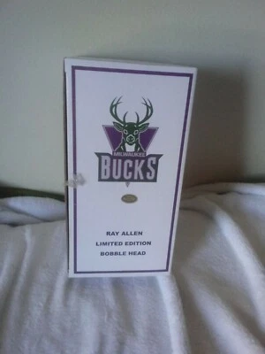 Milwaukee Bucks Ray Allen #34 Collector Limited Ed. Pepsi Bobblehead  New In Box - Image 1 of 4