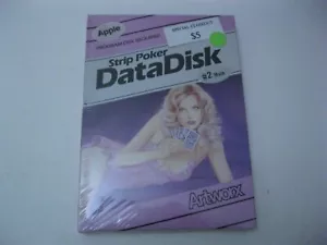 Strip Poker Data Disk Apple Disk #2 Artworx - Imagen 1 de 2