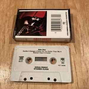 Judas Priest - Stained Class CASSETTE TAPE 80s US issue halford saxon metallica - Picture 1 of 3