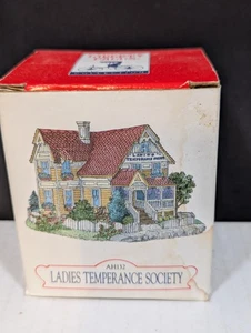 Liberty Falls AH132 Ladies Temperance Society House 1997 w/ Box Vintage Village - Picture 1 of 6
