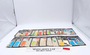 Lot Of 23 Star Wars Card Backs 1970-1980s Vintage Kenner 31 32 41 45 47 48 Backs - Picture 1 of 4
