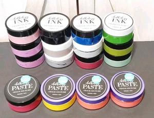 Chalk Couture Chalkology Ink & Paste Lot – 16 Jars (3 oz.) Permanent & Washable - Picture 1 of 13