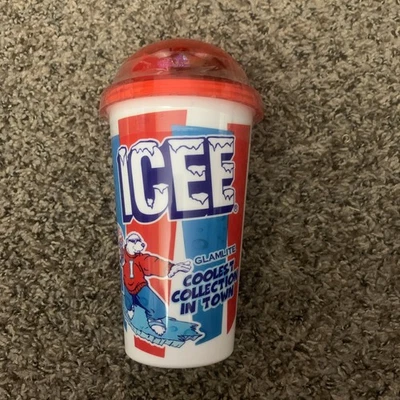 GLAMLITE / ICEE LIP GLOSS TRIO SET & REUSABLE CUP ICEE Themed - SEALED... - Image 1 of 4