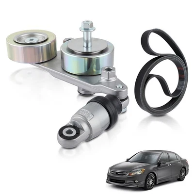 Serpentine Belt w/ Tensioner Assembly for Honda Accord Pilot Odyssey 3.5L New - Изображение 1 из 4