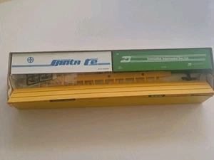 ACCURAIL HO 89' FLATCAR w/2 TRAILERS (KTTX) # 158917,RARE - Picture 1 of 5