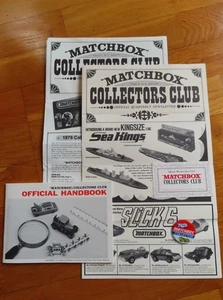 Vintage Lesney Matchbox Collectors Club Lot 1976 Handbook Membership Card - Picture 1 of 1