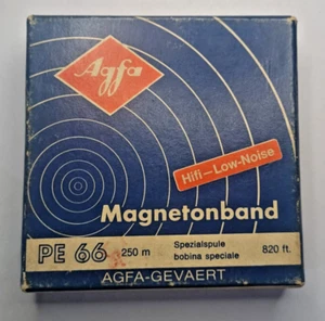 AGFA magnetonband virgin vintage tape in its box 820 FEET b - Picture 1 of 1