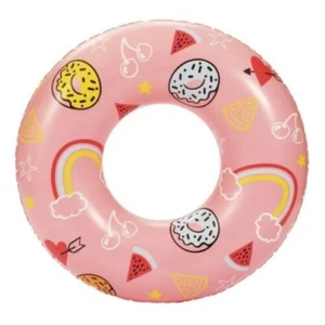 Tubo de natación inflable Bluescape rosa dulce piscina flotador edades 9 en adelante - Imagen 1 de 4