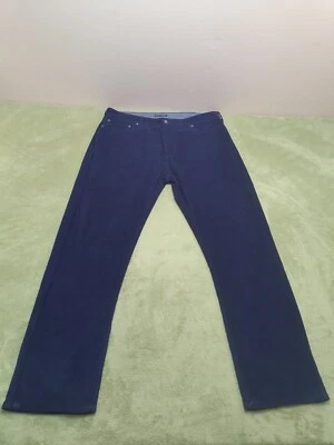 Nautica Corduroy Pants Men's 38x32 The Danforth Navy Blue Fancy Chinos - Image 1 of 4