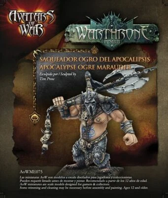 Ogre Mammoth Hunter with Great Weapon Avatars of War AOW75 Fantasy 28 мм орки - Изображение 1 из 3