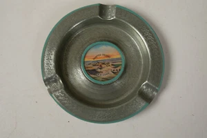 Painted Desert Arizona (WD1) Metal Ashtray w/Frame Picture 5.25" Souvenir - Picture 1 of 5
