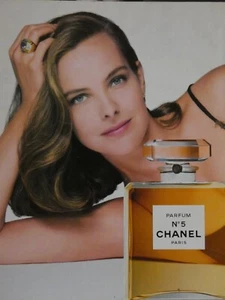 PUBLICITÉ DE PRESSE 1990 PARFUM CHANEL N°5 - CAROLE BOUQUET - Picture 1 of 1