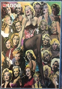 VINTAGE MARILYN MONROE PUZZLE JUMBO 1000 RARE - Picture 1 of 4