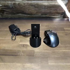 Logitech Bluetooth Mouse w/Charging Dock Model M-RCL124 P/N 810-000220 No Dongle - Picture 1 of 7
