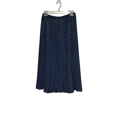 Falda Leslie Fay, 100% Poliéster Elástico Espera, Para Mujer 10, Estampado, Azul, Griega Foto 1 de 4