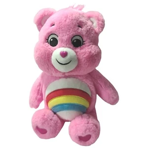 Care Bears Cheer Bear Rainbow Pink 14"Stuffed Animal Plush Kids Toy Collectible  - Picture 1 of 11