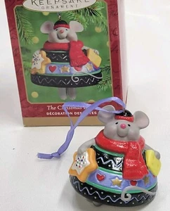 Hallmark Keepsake Christmas Ornament THE CHRISTMAS BELLE Mouse Vintage 2000 - Picture 1 of 7