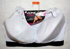Ladies Zone Pro Sports Bra White Size 2X Nice! LOOK!