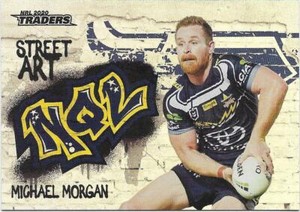 2020 Nrl Traders Street Art (SA09) MICHAEL MORGAN Cowboys