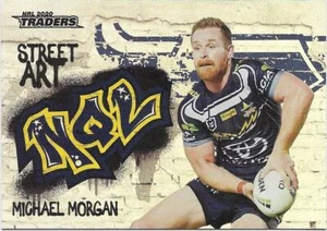 2020 Nrl Traders Street Art (SA09) MICHAEL MORGAN Cowboys - Picture 1 of 1