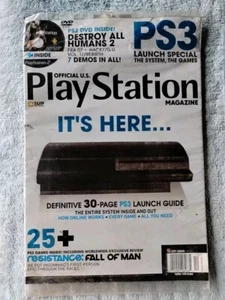 Playstation Magazine PS3 Launch Special Sealed w/ (7) PS2 demos: .Hack Rebirth - Picture 1 of 4