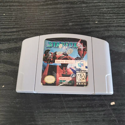 Star Fox 64 [Not for Resale] StarFox For Nintendo N64 Cart Great Shape - Image 1 of 2
