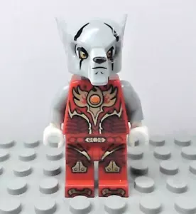 LEGO Legends of chima minifig - Worriz - Fire Chi minifigure (loc100) - Picture 1 of 3