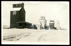 CAMROSE Alberta 1924 Grain Elevators. Real Photo Postcard - Picture 1 of 2