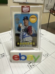 2023 Topps Archives Signature Retired Bartolo Colon # 07/60 ~ Texas Rangers