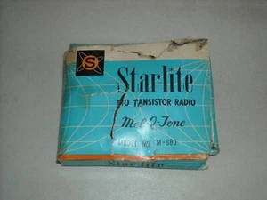 Vintage Starlite 10 Transistor Radio MEL O TONE TM-680 PARTS OR REPAIR ONLY - Picture 1 of 17