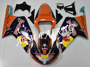 Blue Orange ABS Injection Mold Bodywork Fairing Kit for GSXR600/750 2001-2003 - Picture 1 of 6
