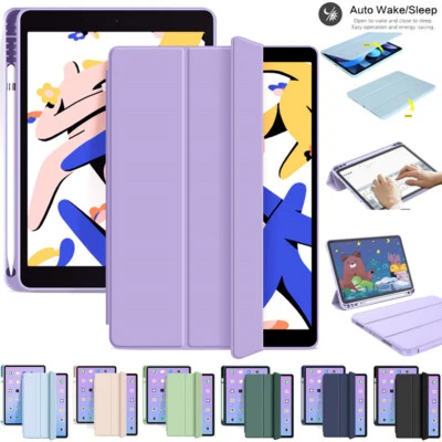 Smart Case Cover For iPad 5/6/7/8/9/10th Air 10.9" 4/5th Pro 11 Leather Stand - Image 1 of 4