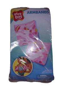 Inflatable Swimming Arm Bands Floaties Kids Unicorn Design - Picture 1 of 4