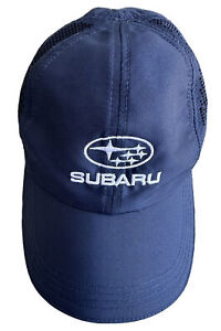 Subaru Authentic Hit Wear Quality Adjustable Hat Blue Lightweight One Size VGC