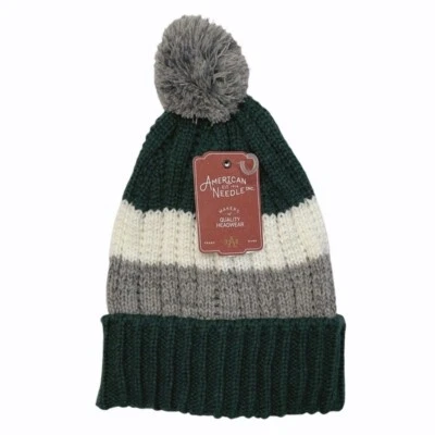 Gorro American Needle tejido a rayas anchas con etiquetas unisex Foto 1 de 3